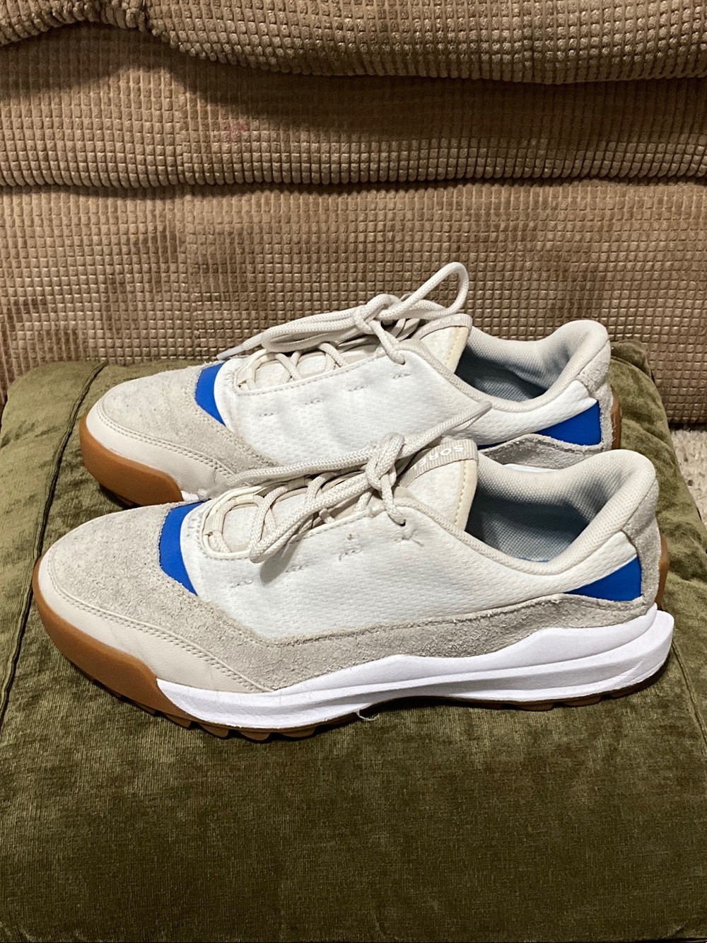 Sorel Women's Beige and Blue Low-Top Sneakers